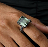 Anello Maria e Luisa Jewels Donna in Argento Prasiolite AA0093/V2/PRASIOLITE - AA0093/V2/PRASIOLITE